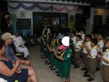 Fiore School in the Philippines - Steve Heintz and Ayo Reyes were treated to a special song and dance during their visit