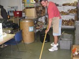 Denver Family Shelter - Scott Gilfert volunteering at a Denver rescue mission